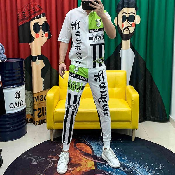 hoodies summer men's suit custom letter print cardigan short pants two fashion joint parts, Black
hoodies summer men's suit custom letter print cardigan short pants two fashion joint parts, Black