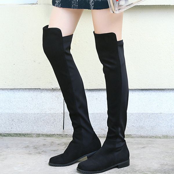 boots flock lycra stretch slim thighs women spring autumn fashion long over the knee ladies size 43 25k0, Black
boots flock lycra stretch slim thighs women spring autumn fashion long over the knee ladies size 43 25k0, Black