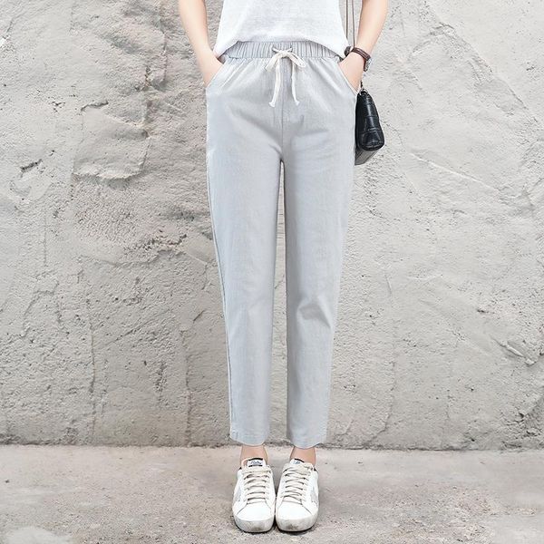 fashion women pants high waist spring summer 2021 comfortable linen ankle length harem solid drawstring pencil pant for girls women's &, Black;white
fashion women pants high waist spring summer 2021 comfortable linen ankle length harem solid drawstring pencil pant for girls women's &, Black;white
