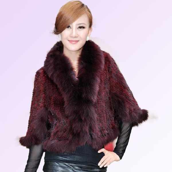 natural fur collar and trimming fashion real knit mink cloaks women shawl poncho 2021 autumn winter women's & faux, Black
natural fur collar and trimming fashion real knit mink cloaks women shawl poncho 2021 autumn winter women's & faux, Black