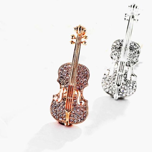 popular violin brooch men's and women's british suit shirt collar fashion korean brooch, Gray
popular violin brooch men's and women's british suit shirt collar fashion korean brooch, Gray