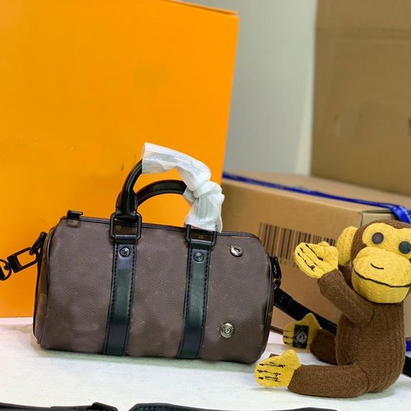 women shoulder bag purse handbag classic letter print fashion monkey doll canvas black genuine leather zipper detachable strap, Black;red
women shoulder bag purse handbag classic letter print fashion monkey doll canvas black genuine leather zipper detachable strap, Black;red