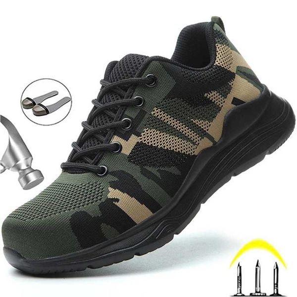 lightweight safety shoes men boots camouflage work construction indestructible sneakers security 211023, Black
lightweight safety shoes men boots camouflage work construction indestructible sneakers security 211023, Black