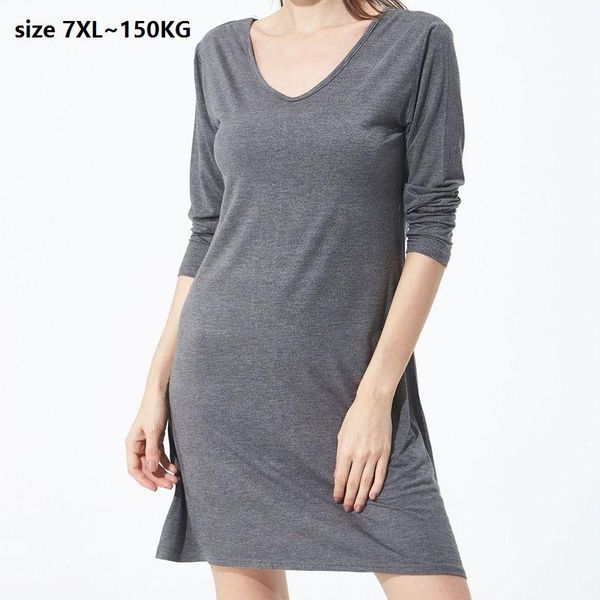 women's sleepwear size 7xl 150kg spring summer cotton sleepdress solid color o neck loose women soft comfortable homewear big dress, Black;red
women's sleepwear size 7xl 150kg spring summer cotton sleepdress solid color o neck loose women soft comfortable homewear big dress, Black;red