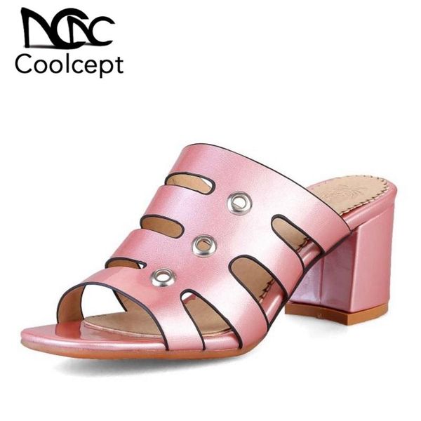 coolcept 4 color size 31-48 summer women high heel sandals concise fretwork solid slippers fashion shoes footwear, Black
coolcept 4 color size 31-48 summer women high heel sandals concise fretwork solid slippers fashion shoes footwear, Black