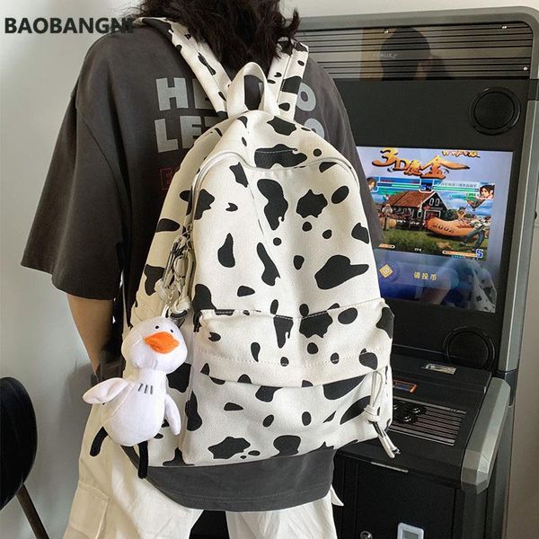 backpack cute milk cow printing women's canvas travel mochila women school bag for teenager girls fashion rucksack wholesale
backpack cute milk cow printing women's canvas travel mochila women school bag for teenager girls fashion rucksack wholesale