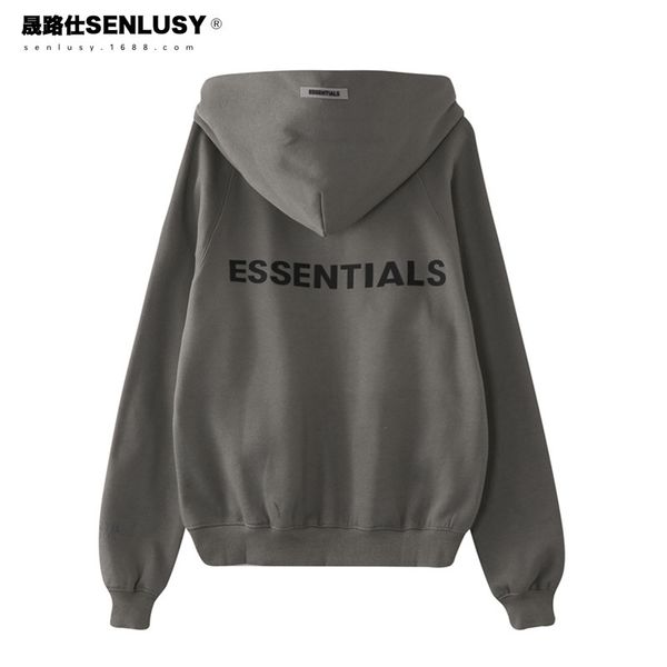 autumn winter 2020 plush thickened high street fog reflective printing hoodie zipper cardigan men's and women's ess coats, Black
autumn winter 2020 plush thickened high street fog reflective printing hoodie zipper cardigan men's and women's ess coats, Black