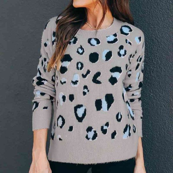 autumn winter leopard women sweater oversize knitwear womens pullovers s casual female knitted jumper 210603, White;black
autumn winter leopard women sweater oversize knitwear womens pullovers s casual female knitted jumper 210603, White;black