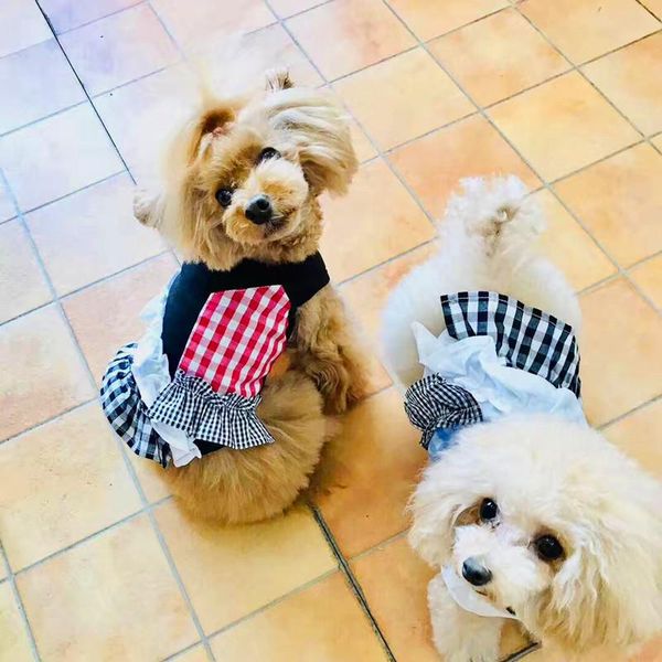 dog apparel design spring summer festival lattice dresses fashion princess plaid dress for dogs pet clothing supplies
dog apparel design spring summer festival lattice dresses fashion princess plaid dress for dogs pet clothing supplies