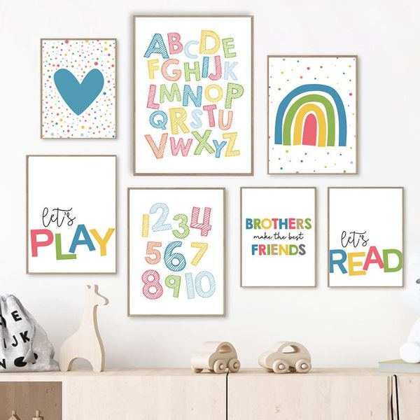 paintings nursery wall art canvas painting colorful number alphabet sun rainbow nordic posters and prints decoration pictures kids bedroom
paintings nursery wall art canvas painting colorful number alphabet sun rainbow nordic posters and prints decoration pictures kids bedroom