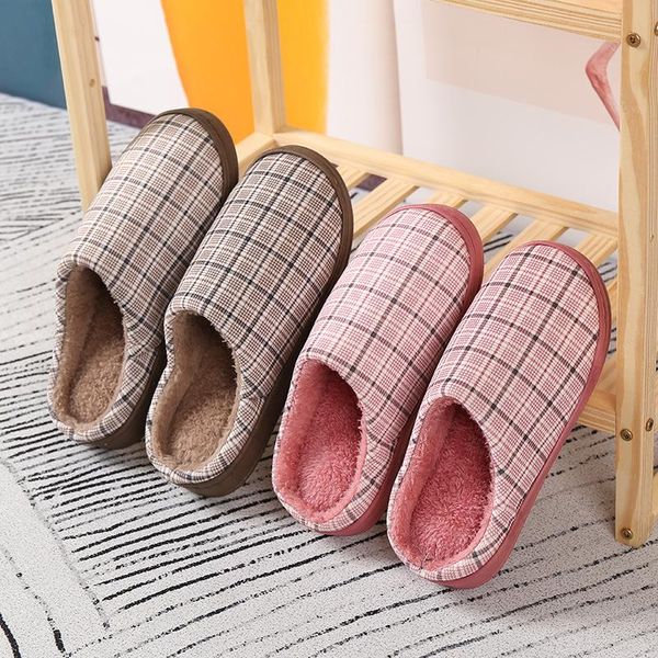 winter women home slippers warm plush comfortable non-slip indoor fashion striped plaid flat shoes, Black
winter women home slippers warm plush comfortable non-slip indoor fashion striped plaid flat shoes, Black