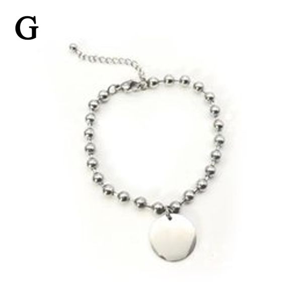 g---- bracelet women round couple stainless steel fashion link bead chain on hand couple jewelry gift for girlfriend christmas valentine day, Black
g---- bracelet women round couple stainless steel fashion link bead chain on hand couple jewelry gift for girlfriend christmas valentine day, Black