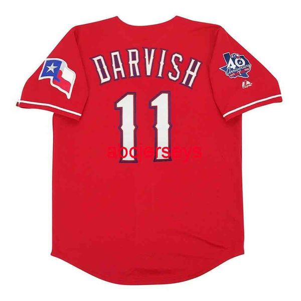 stitched custom yu darvish 2012 red 40th anniversary red jersey add name number baseball jersey, Black
stitched custom yu darvish 2012 red 40th anniversary red jersey add name number baseball jersey, Black