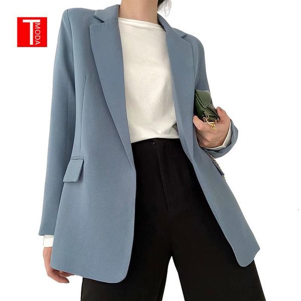 women's suits & blazers tmoda416 2021 womens blue blazer jacket casual solid color double-breasted pocket coat office lady autumn, White;black
women's suits & blazers tmoda416 2021 womens blue blazer jacket casual solid color double-breasted pocket coat office lady autumn, White;black