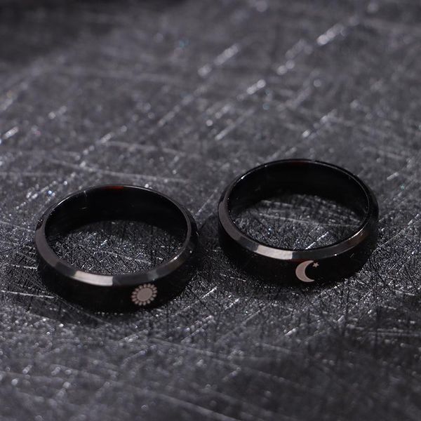 wedding rings simple moon sun couple for lover's black stainless steel women men ring valentine's day gifts 10 types, Slivery;golden
wedding rings simple moon sun couple for lover's black stainless steel women men ring valentine's day gifts 10 types, Slivery;golden
