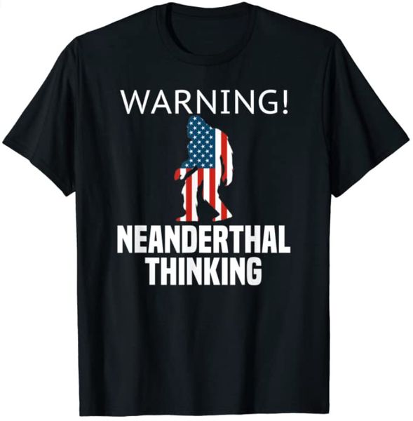 american flag neanderthal thinking for proud neanderthals t-shirt men women gift, White;black
american flag neanderthal thinking for proud neanderthals t-shirt men women gift, White;black