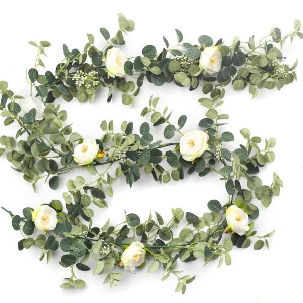 decorative flowers & wreaths diy artificial rose vine hanging for wall decor spring autumn garden arch el wedding home decoration
decorative flowers & wreaths diy artificial rose vine hanging for wall decor spring autumn garden arch el wedding home decoration