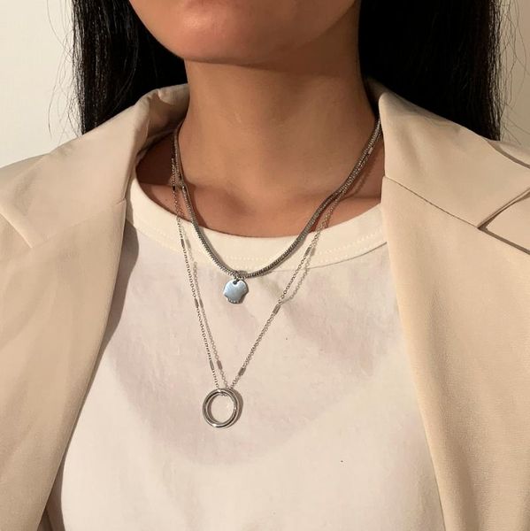 pendant necklaces multilayer simple snake long chain necklace fashion statement 2021 boho sequin round friend accessories gifts, Silver
pendant necklaces multilayer simple snake long chain necklace fashion statement 2021 boho sequin round friend accessories gifts, Silver