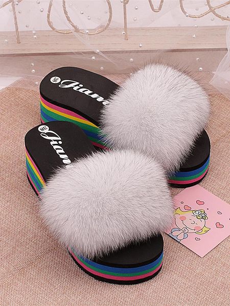 slippers size 40 women 2021 summer wedges heel shoes fur platform fashion slides outdoor sandals beach, Black
slippers size 40 women 2021 summer wedges heel shoes fur platform fashion slides outdoor sandals beach, Black