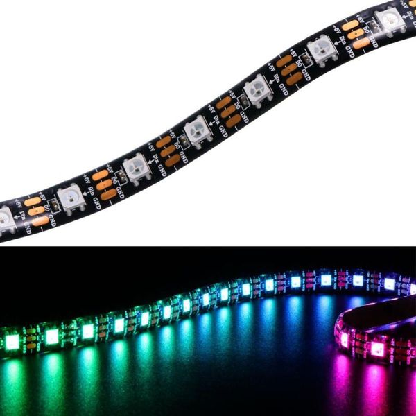 60leds ws2812b flexible led strip ribbon tape rgb ws2811 ic waterproof addressable full color sk6812 5v magic stripe strips
60leds ws2812b flexible led strip ribbon tape rgb ws2811 ic waterproof addressable full color sk6812 5v magic stripe strips