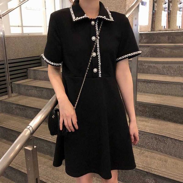 polo casual dresses de festa t shirt femme summer clothing woman girl dress ete vestidos knitted 210601, Black;gray
polo casual dresses de festa t shirt femme summer clothing woman girl dress ete vestidos knitted 210601, Black;gray