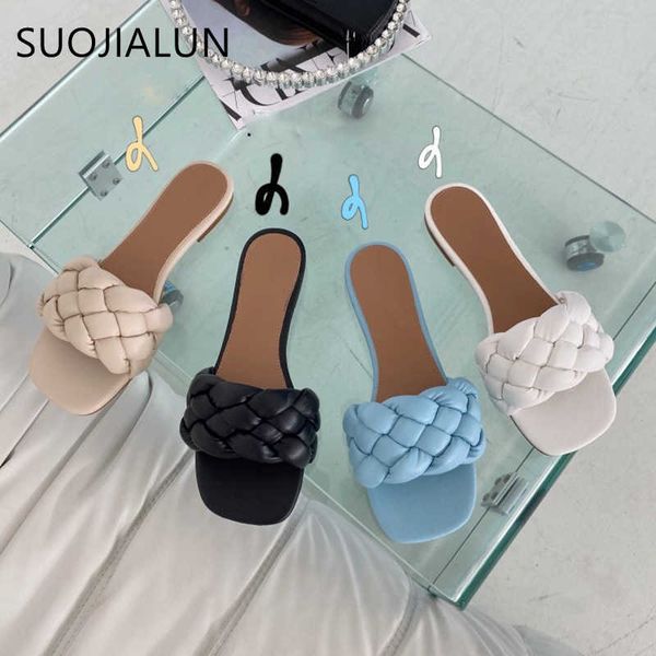 suojialun fashion weave slippers open toe flat heel casual home slides summer ladies outdoor slip on beach sandal flip flop 210630, Black
suojialun fashion weave slippers open toe flat heel casual home slides summer ladies outdoor slip on beach sandal flip flop 210630, Black