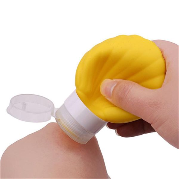 storage bottles & jars 1pc silicone squeeze travel bottle seashell shape empty container tube portable make up tool
storage bottles & jars 1pc silicone squeeze travel bottle seashell shape empty container tube portable make up tool