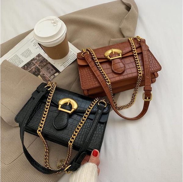 factory wholesale women handbag retro leather chain bag western style joker alligator handbags street trend shaping leathers shoulder bags, Black;red
factory wholesale women handbag retro leather chain bag western style joker alligator handbags street trend shaping leathers shoulder bags, Black;red