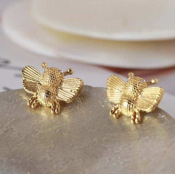 stud cute childlike exquisite bee-shape with zircon elegant women earrings classic insects golden piercing, Golden;silver
stud cute childlike exquisite bee-shape with zircon elegant women earrings classic insects golden piercing, Golden;silver
