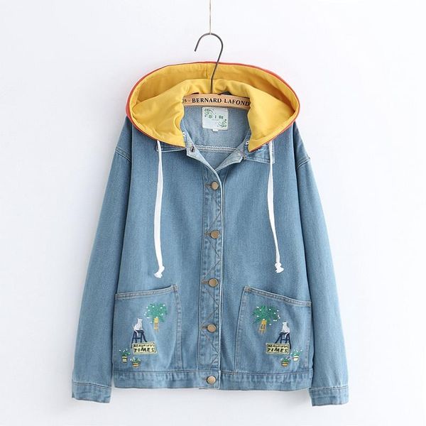 women's trench coats loose blue kawaii denim jackets for women korean harajuku vintage boyfriend cute cat long sleeve jean basic outerw, Tan;black
women's trench coats loose blue kawaii denim jackets for women korean harajuku vintage boyfriend cute cat long sleeve jean basic outerw, Tan;black