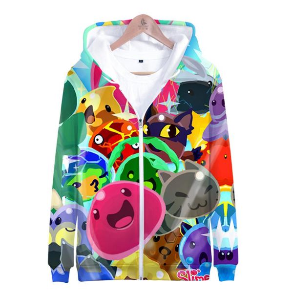 men's hoodies & sweatshirts 3-16 years children anime sweatshirt slime rancher hoodie 3d zipper coats boy girl streetwear simulation ga, Black
men's hoodies & sweatshirts 3-16 years children anime sweatshirt slime rancher hoodie 3d zipper coats boy girl streetwear simulation ga, Black