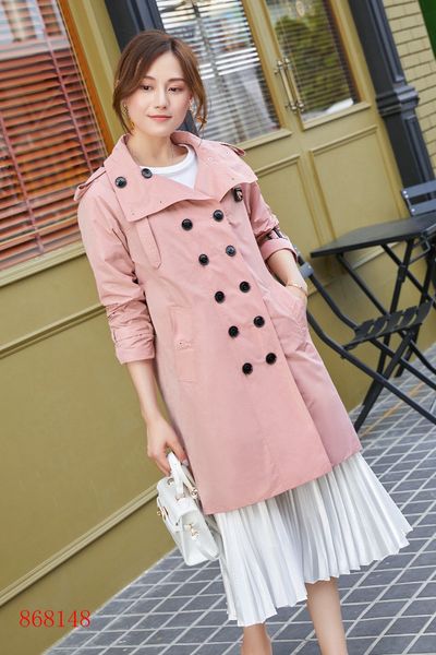women's trench coats long classic windbreaker waterproof british high-end english style autumn winter gabadian solid color size coat a4, Tan;black
women's trench coats long classic windbreaker waterproof british high-end english style autumn winter gabadian solid color size coat a4, Tan;black
