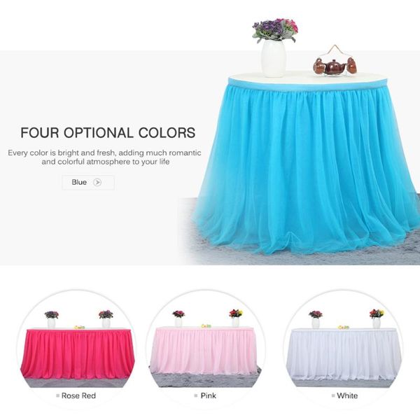 table skirt handmade tulle tablecloth for party wedding home decoration birthday / baby shower chiffon gauze bridal veil
table skirt handmade tulle tablecloth for party wedding home decoration birthday / baby shower chiffon gauze bridal veil