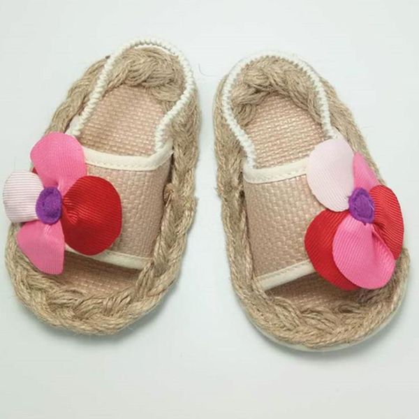 lovely weave baby girls sandals soft sole indoor first walkers toddler crib shoes flower cotton and linen, Black;red
lovely weave baby girls sandals soft sole indoor first walkers toddler crib shoes flower cotton and linen, Black;red