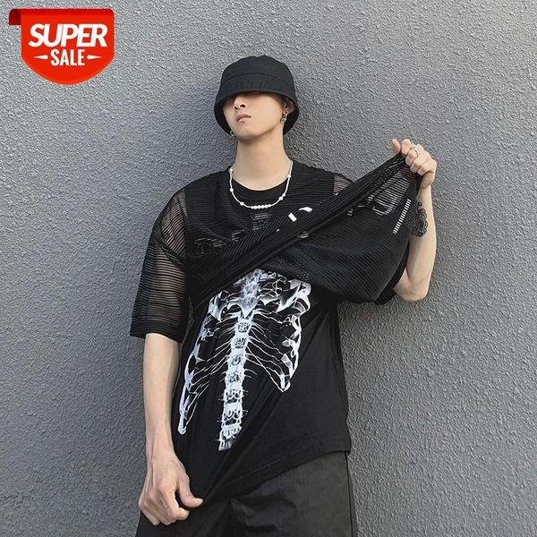 two piece mesh skull letter print summer tshirts mens harajuku short sleeve oversize casual t shirt o neck lose cotton tee #vz3n, White;black
two piece mesh skull letter print summer tshirts mens harajuku short sleeve oversize casual t shirt o neck lose cotton tee #vz3n, White;black