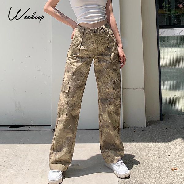 women's pants & capris weekeep patchwork pocket high waist camouflage cargo streetwear women autumn harajuku baggy hip hop straight tro, Black;white
women's pants & capris weekeep patchwork pocket high waist camouflage cargo streetwear women autumn harajuku baggy hip hop straight tro, Black;white