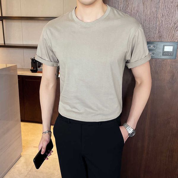 summer 6 color t shirt men short sleeve o-neck tees fashion casual t-shirt 100% cotton bottoming breathable comfortable 210527, White;black
summer 6 color t shirt men short sleeve o-neck tees fashion casual t-shirt 100% cotton bottoming breathable comfortable 210527, White;black