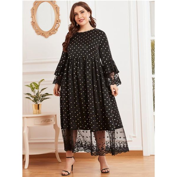 plus size women polka dot long maxi dress muslim abaya dubai kaftan lace party gown islamic clothing loose vestidos abayas robe ethnic, Red
plus size women polka dot long maxi dress muslim abaya dubai kaftan lace party gown islamic clothing loose vestidos abayas robe ethnic, Red