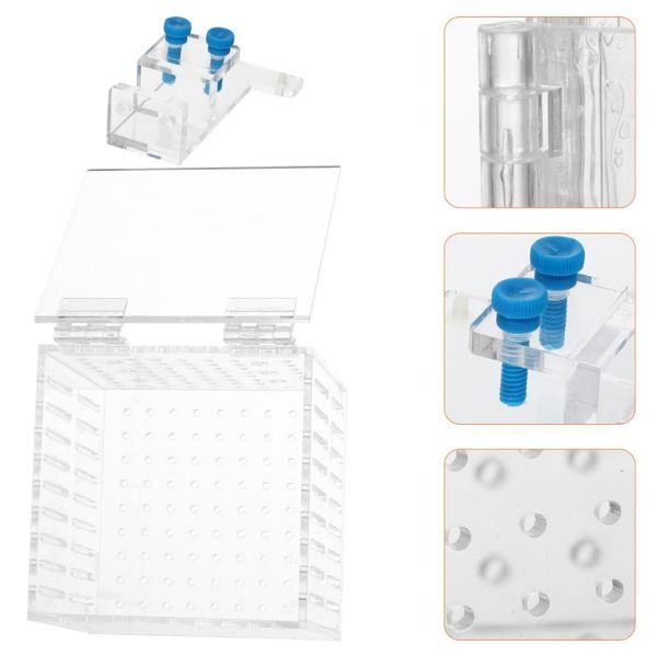 aquariums 1pc transparent fish isolation box small hatch tank accessory 
aquariums 1pc transparent fish isolation box small hatch tank accessory