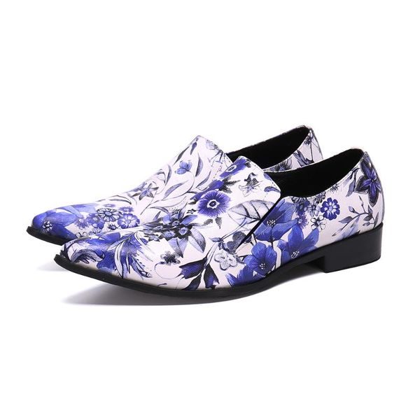 dress shoes italian style luxury men schoenen mannen slip on formal genuine leather blossom printed loafers party, Black
dress shoes italian style luxury men schoenen mannen slip on formal genuine leather blossom printed loafers party, Black