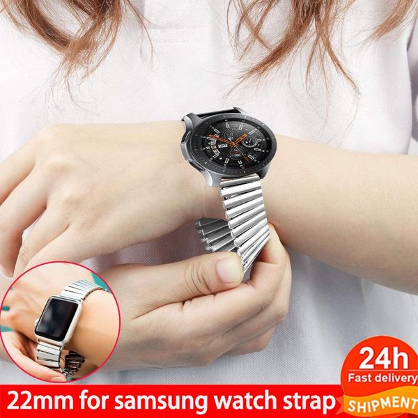 watch bands elastic watchband for samsung galaxy 3 45 46mm stainless steel stretch band huawei gt 2e gt2 expansion, Black;brown
watch bands elastic watchband for samsung galaxy 3 45 46mm stainless steel stretch band huawei gt 2e gt2 expansion, Black;brown