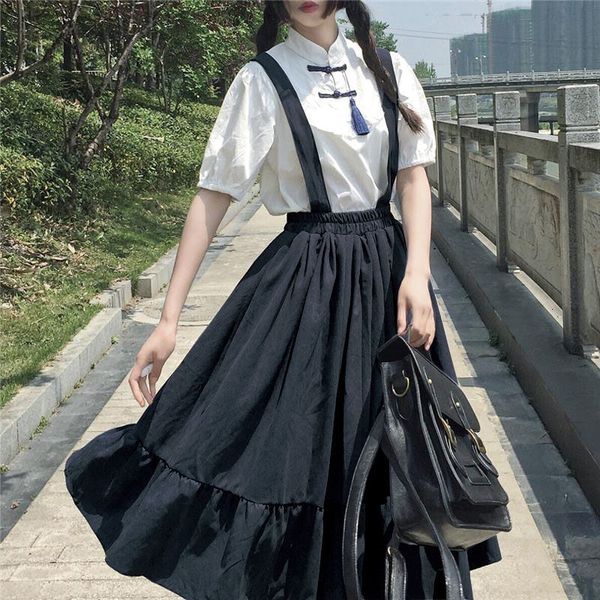 women's shorts female skirts with ruffles, long skirt fluffy, casual school style fo9d, White;black
women's shorts female skirts with ruffles, long skirt fluffy, casual school style fo9d, White;black
