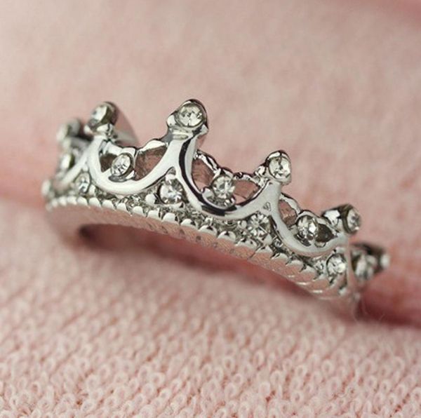 wedding rings queen's plata crown for women punk brand crystal jewelry love femme bijoux engagement, Slivery;golden
wedding rings queen's plata crown for women punk brand crystal jewelry love femme bijoux engagement, Slivery;golden