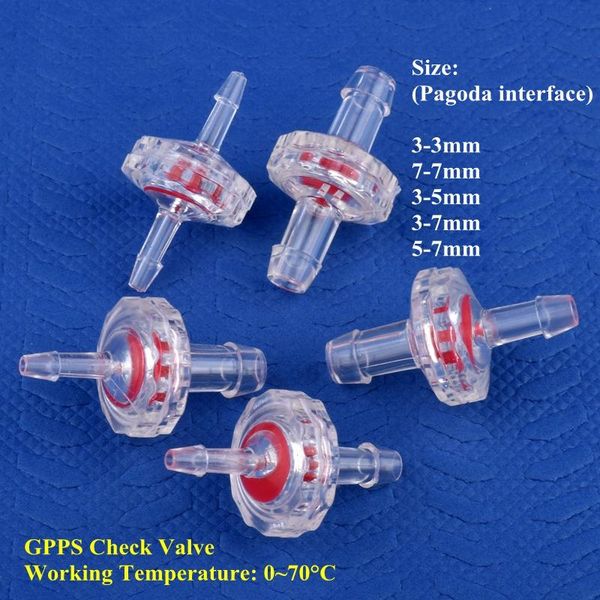 watering equipments 5~200pcs plastic transparent check valve drip irrigation hose pagoda joint non-return aquarium tank air pump one-way
watering equipments 5~200pcs plastic transparent check valve drip irrigation hose pagoda joint non-return aquarium tank air pump one-way