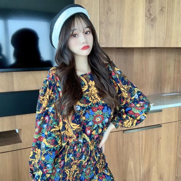 casual dresses women floral dress cotton retro high waist slims fit for summer pr sale, Black;gray
casual dresses women floral dress cotton retro high waist slims fit for summer pr sale, Black;gray