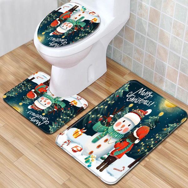 carpets 3pcs/set christmas snowman printed set happy year curtains for bathroom carpet toilet cover mat washable festival decor
carpets 3pcs/set christmas snowman printed set happy year curtains for bathroom carpet toilet cover mat washable festival decor