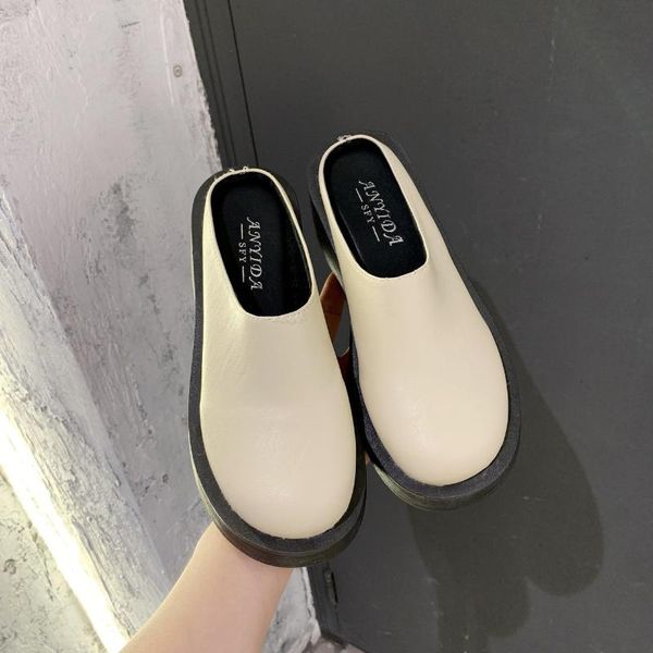 slippers high-heeled shoes lady women summer platform cover toe slides on wedge heels rubber pu retro zapatillas mujer casa, Black
slippers high-heeled shoes lady women summer platform cover toe slides on wedge heels rubber pu retro zapatillas mujer casa, Black