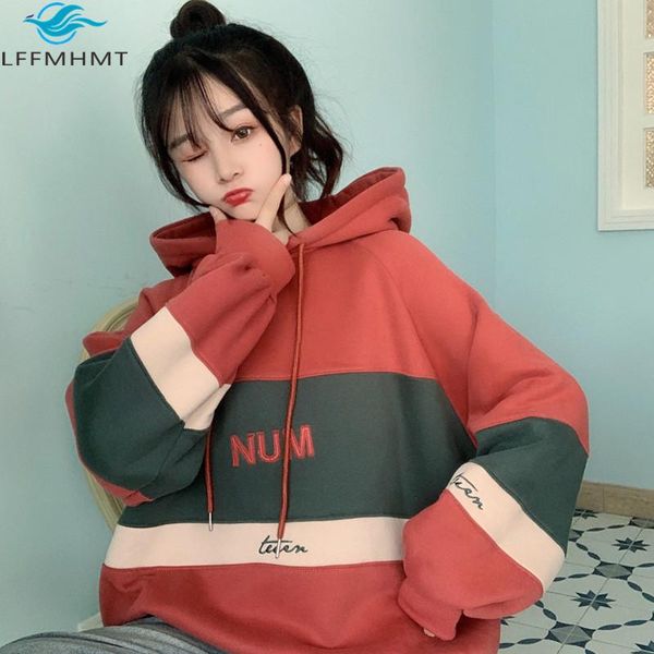 women's hoodies & sweatshirts winter fall fashion ulzzang sweatshirt women striped patchwork long sleeve female bf style fleece thicken, Black
women's hoodies & sweatshirts winter fall fashion ulzzang sweatshirt women striped patchwork long sleeve female bf style fleece thicken, Black
