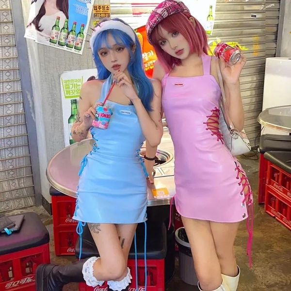 casual dresses summer women gothic halter solid color cortex dress bandage asymmetry retro hollow out slim short female, Black;gray
casual dresses summer women gothic halter solid color cortex dress bandage asymmetry retro hollow out slim short female, Black;gray