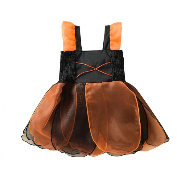 girl's dresses baby halloween camisole dress with multi-layer mesh sleeveless stitching, ruffle shoulder color block decoration summer, Red;yellow
girl's dresses baby halloween camisole dress with multi-layer mesh sleeveless stitching, ruffle shoulder color block decoration summer, Red;yellow